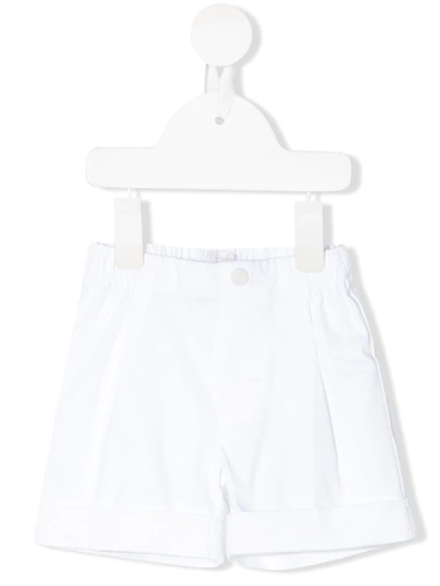 Shop Il Gufo Chino Shorts In White