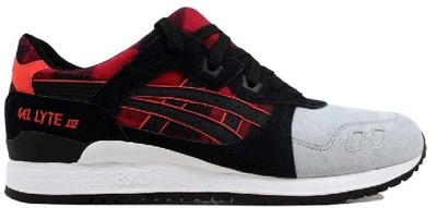 Pre-owned Asics  Gel Lyte Iii 3 Red Black In Red/black