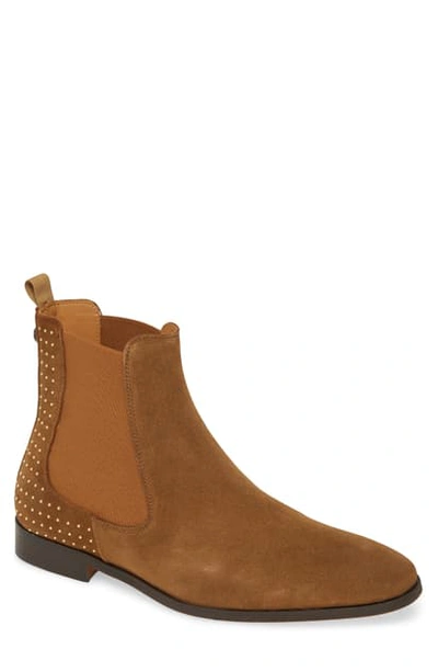 Shop Kurt Geiger Freddie Chelsea Boot In Tan Suede