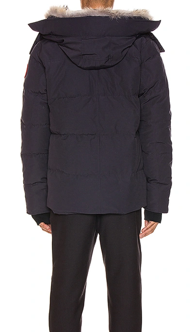 Shop Canada Goose Wyndham Parka In Navy