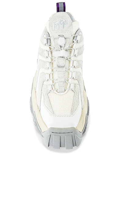 Shop Eytys Halo Suede Sneaker In Off White