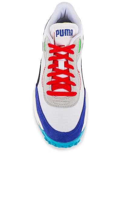 Shop Puma Rider 020 In  White & Dazzling Blue