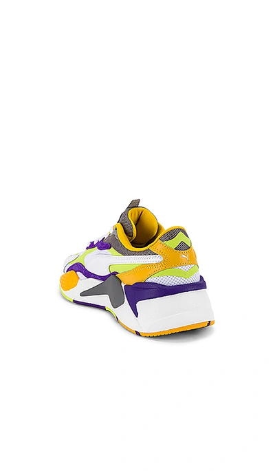 Shop Puma Rs-x3 Level Up Sneaker In  White & Limepunch