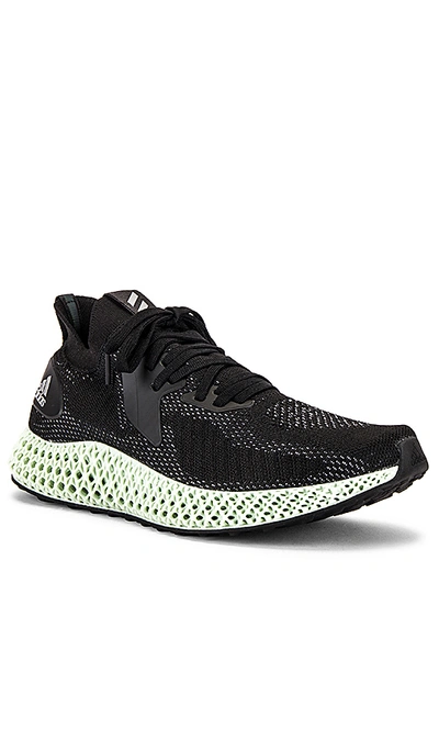 Shop Adidas Originals Alpha Edge 4d Sneaker In Core Black & Ftw White & Core Black