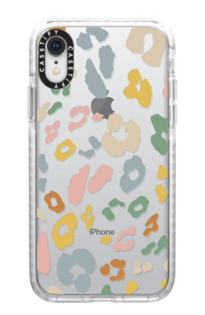 Shop Casetify Pastel Cheetah Iphone X/xs/xs Max & Xr Case In Multi