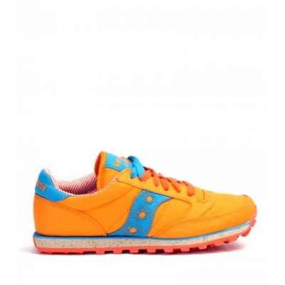 Shop Saucony Jazz Low Pro Orange/light Blue Sneaker In Arancione