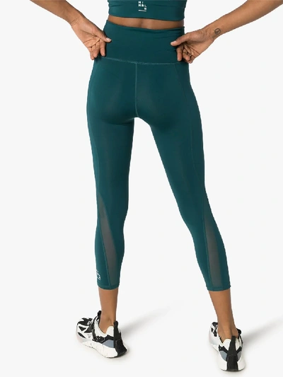 Shop Nimble Activewear Womens 105 - Green: Mesh Panel Tights