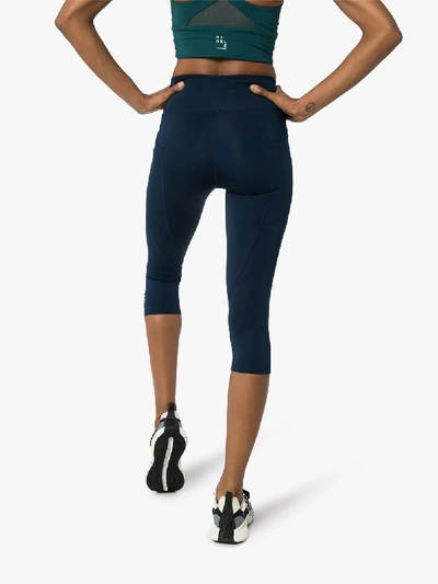 Shop Nimble Activewear Three-quarter Tights In Blue