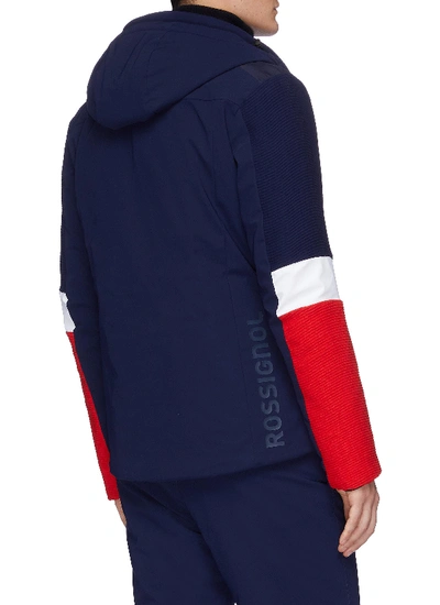 Shop Rossignol 'supercorde' Colourblock Ski Jacket In Blue
