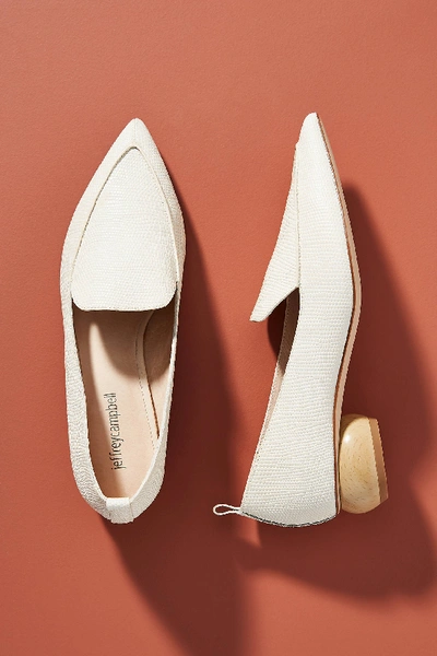 Shop Jeffrey Campbell Viona Loafers In White