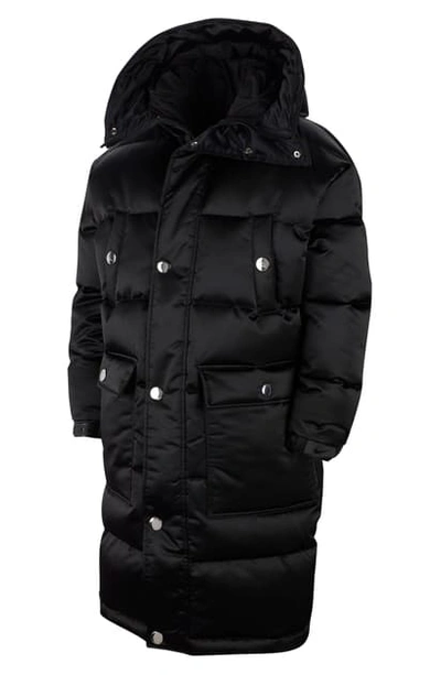 Shop Nike X Mmw Beryllium Hooded Down Jacket In Black