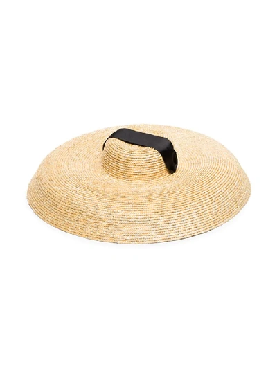 Shop Eliurpi Campana Straw Hat In Neutrals