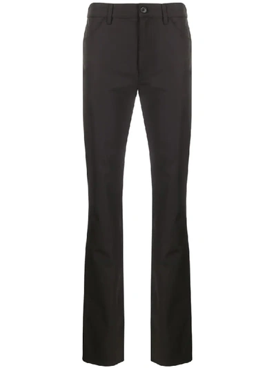 Shop Maison Margiela Straight-leg Tailored Trousers In Black