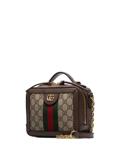 Shop Gucci Ophidia Gg Supreme Crossbody Bag In B.eb/nacero/vrv