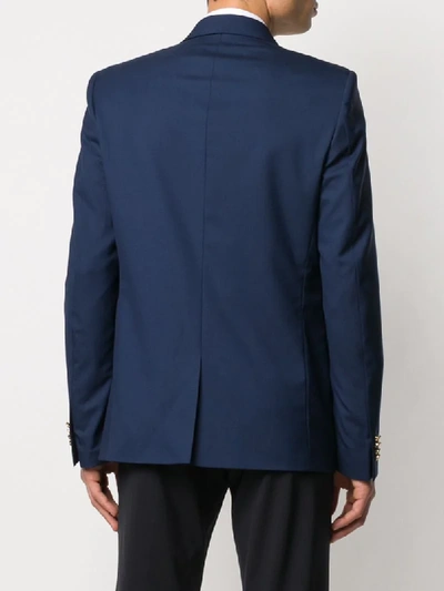 Shop Givenchy Tailored Super 120s Blazer In Blue