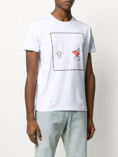Shop Iceberg Daffy And Tweety T-shirt In White