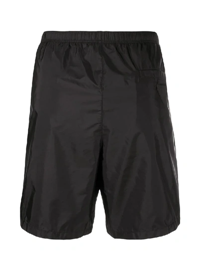 Shop Prada Classic Swim Shorts In Black