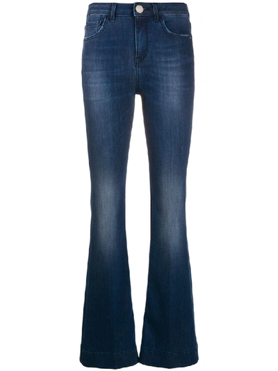 Shop Pinko Flared Jeans In Blue