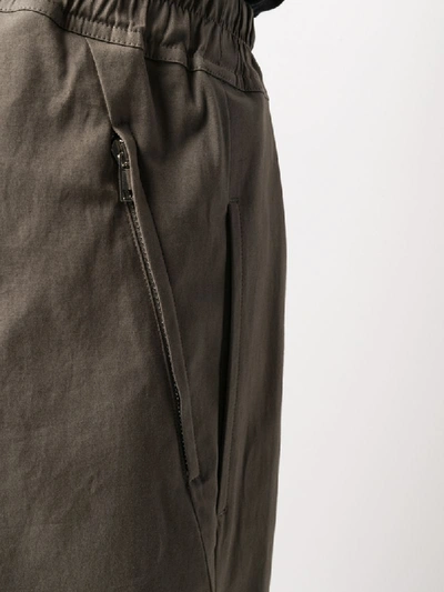 Shop Rick Owens Drawstring Drop-crotch Shorts In Grey