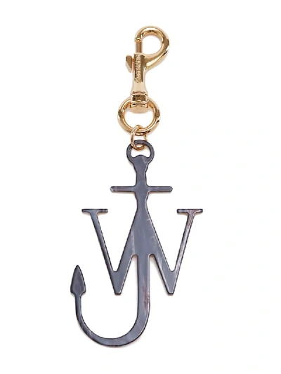 Shop Jw Anderson Anchor Keyring In Brown