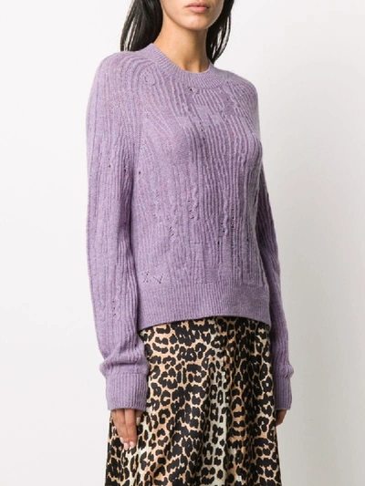 Shop Zadig & Voltaire Lili Cashmere Jumper In Purple