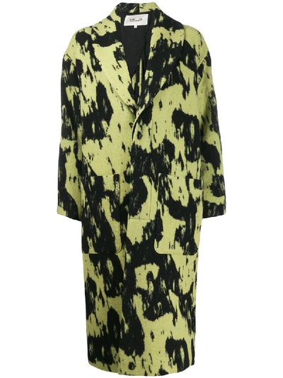 Shop Diane Von Furstenberg Peg Oversized Coat In Green