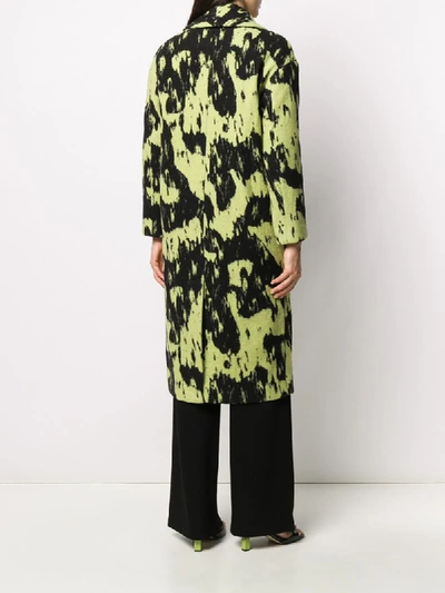 Shop Diane Von Furstenberg Peg Oversized Coat In Green