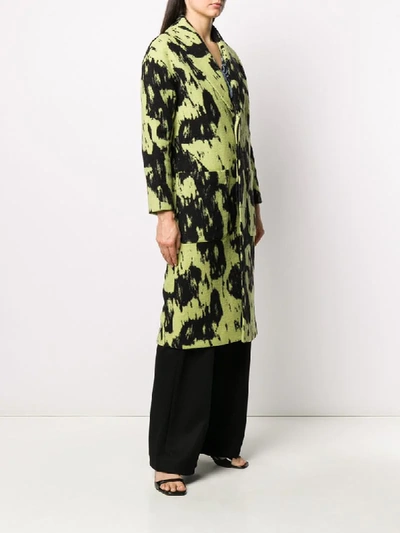 Shop Diane Von Furstenberg Peg Oversized Coat In Green