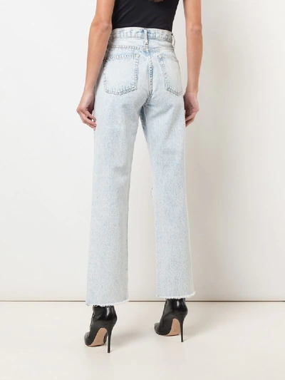 Shop Alice And Olivia Amazing High-rise Jeans In Blue