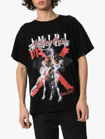 Shop Amiri Mötley Crüe Dr Feelgood T-shirt In Black