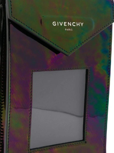 Shop Givenchy Neck Strap Card Case In Black