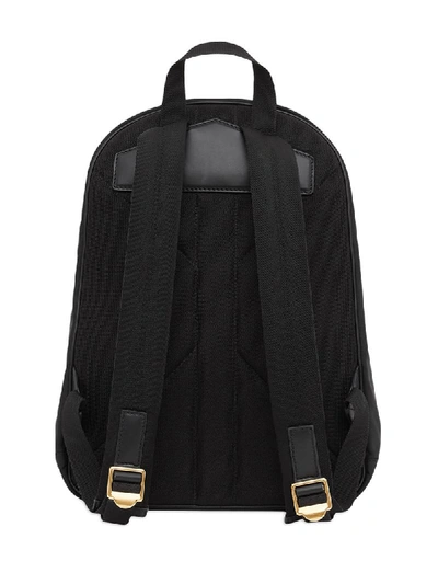 Shop Burberry Medium Vintage Check Nevis Backpack In Black