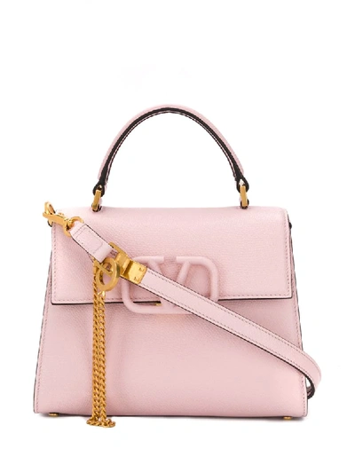 Shop Valentino Vsling Small Top Handle Bag In Pink