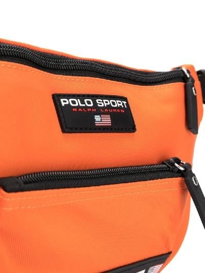 Shop Ralph Lauren Polo Sport Crossbody Bag In Orange