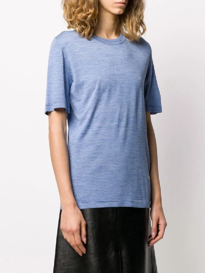 Shop Victoria Beckham Short-sleeved T-shirt In Blue