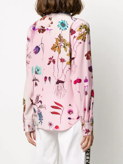Shop Stella Mccartney Willow Floral Shirt In Pink