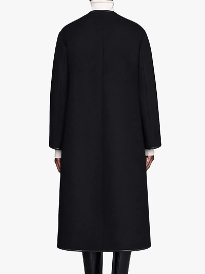 Shop Gucci Single-breasted Coat In Black
