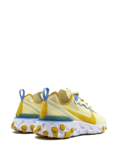 Shop Nike React Element 55 Sneakers In Yellow