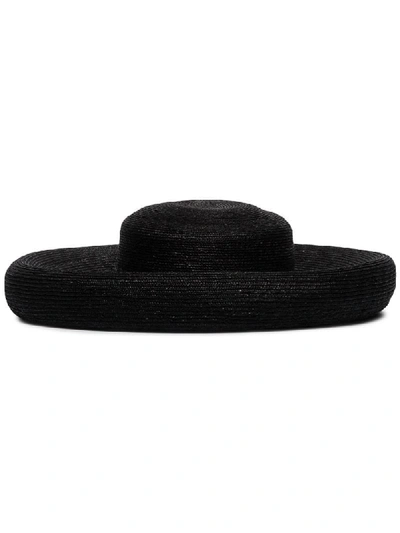 Shop Eliurpi Capelina Sun Hat In Black