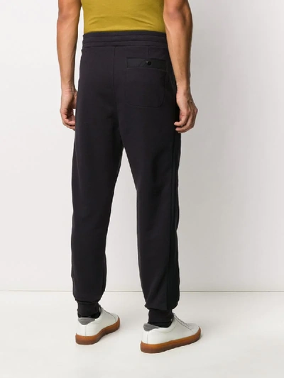 Shop Z Zegna Cuffed Pull-on Track Pants In Black