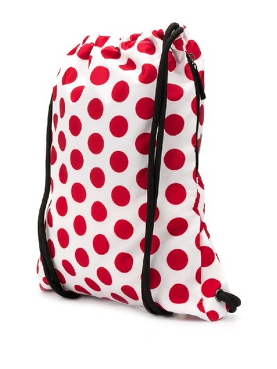 Shop Nike Heritage Gymsack Backpack In White ,red