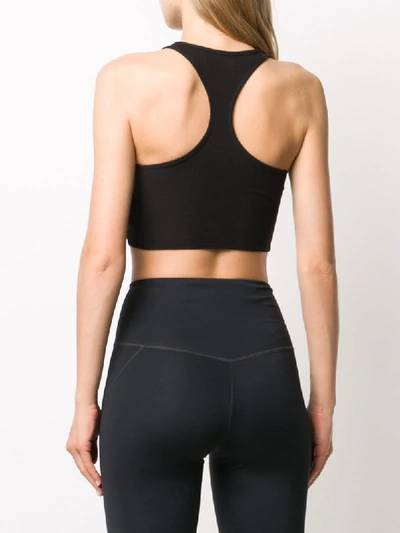 Shop Off-white Rowing Crop Top In Black