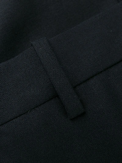 Shop Neil Barrett Zipped Detail Tailored Trousers In Blue