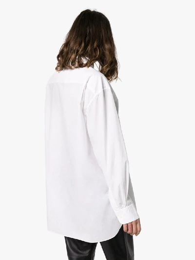 Shop Nili Lotan Yorke Button-down Shirt In White