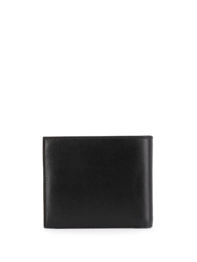 Shop Givenchy Split Logo Bi-fold Wallet In Black