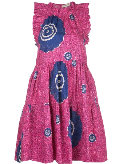Shop Ulla Johnson Tasmin Speckled Shift Dress In Pink