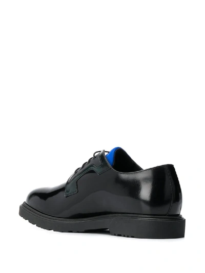Shop Paul Smith Mac Contrasting-tongue Derby Shoes In Black