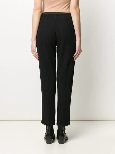 Shop Haider Ackermann Cropped Tapered Trousers In Black