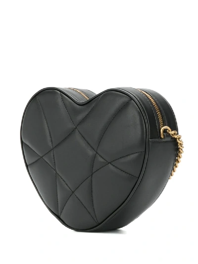 Shop Dolce & Gabbana Heart Box Cross-body Bag In Black