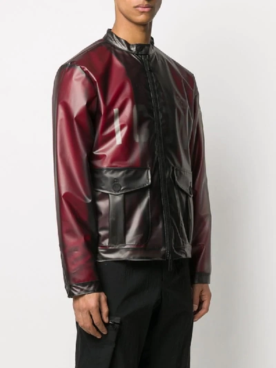Shop Dsquared2 Transparent Lightweight Jacket In Black